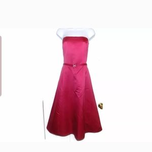 Michaelangelo Pink Formal Dress with Jewel Belt